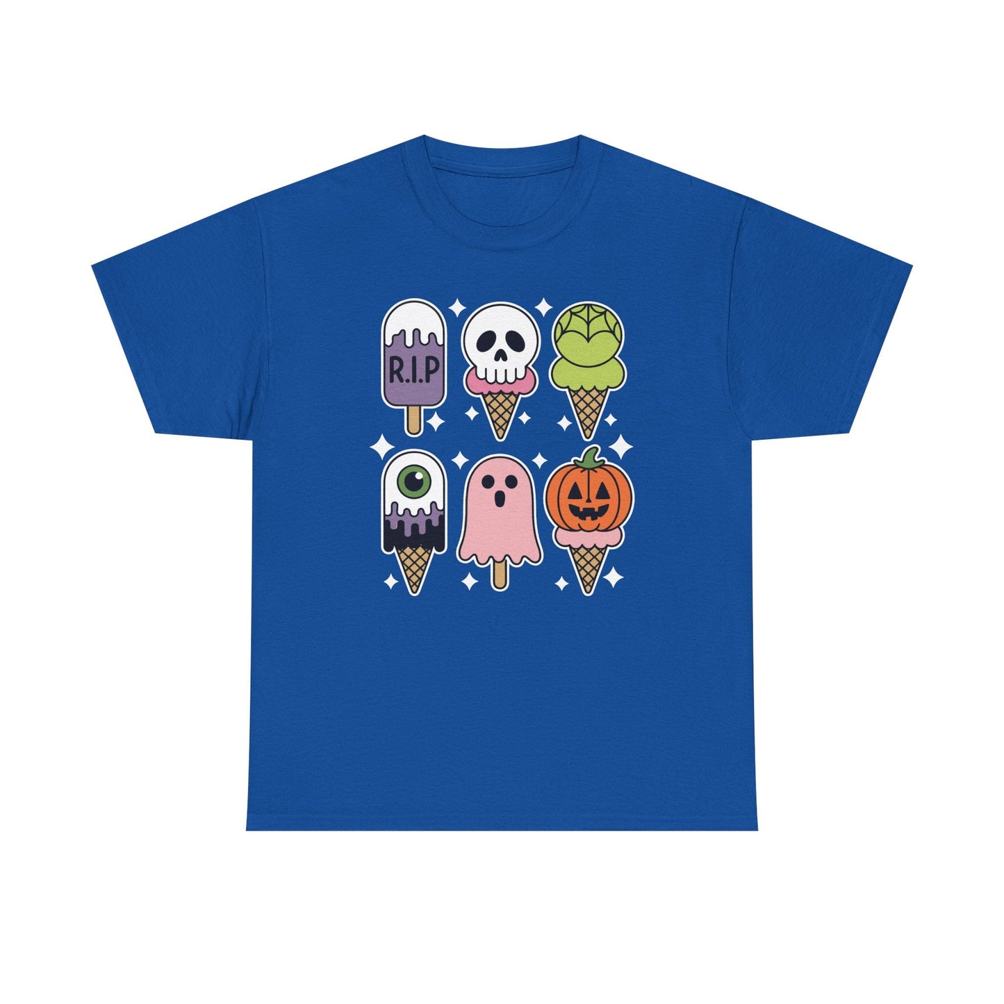 Horror Movie Summer Popsicle Halloween Ice Cream Summer-ween T-Shirt for Men Women
