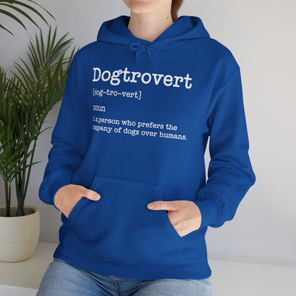 Dogtrovert Definition, Funny Dog Hoodie For Men Women