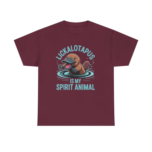 Vintage Funny Lickalottapus Is My Spirit Animal Lovers Meme T-Shirt