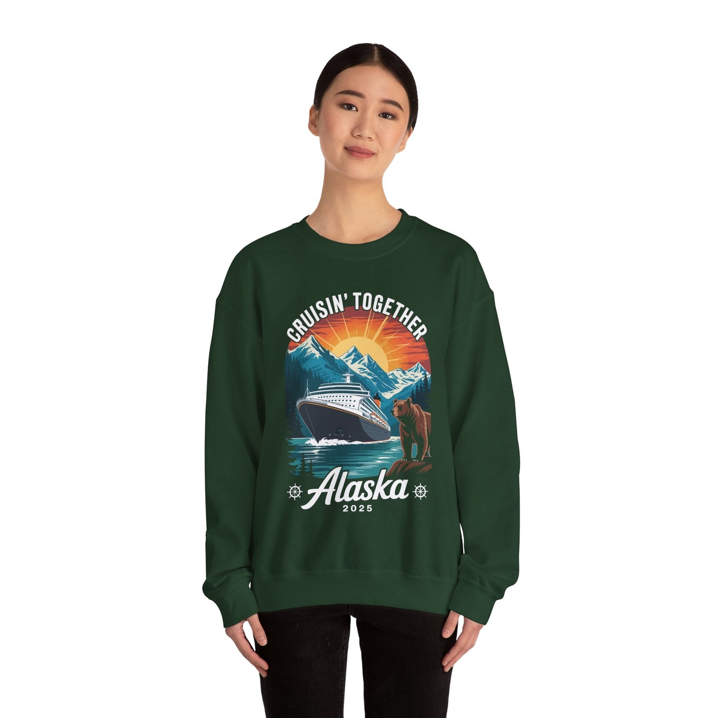Cruisin Together Alaska 2025 Family Friend Alaska Cruise Sweatshirt