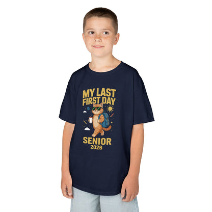 My Last First Day Senior 2026 Cat Back to School Cool Class T-Shirt
