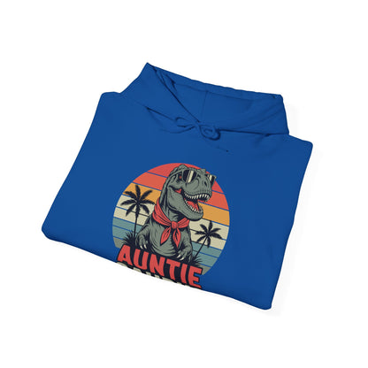 Auntiesaurus T Rex Dinosaur Auntie Saurus Family Matching Hoodie