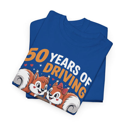 50th Wedding Anniversary 50 Years Of Driving Each Other Nuts T-Shirt