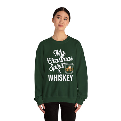 Funny Christmas Drinking Shirt Whiskey Liquor Drinker Saying Sweatshirt