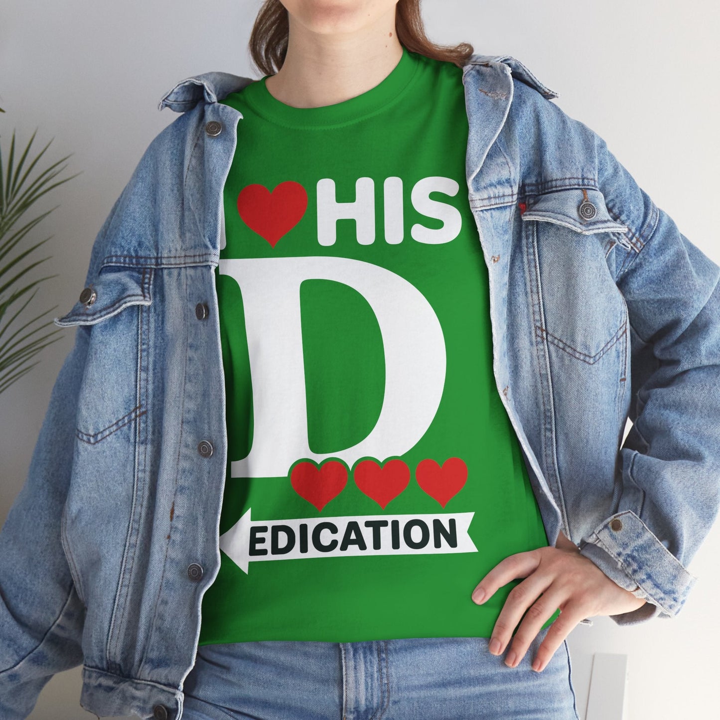 Funny Valentine's Day Couple Matching I Love His Dedication T-Shirt