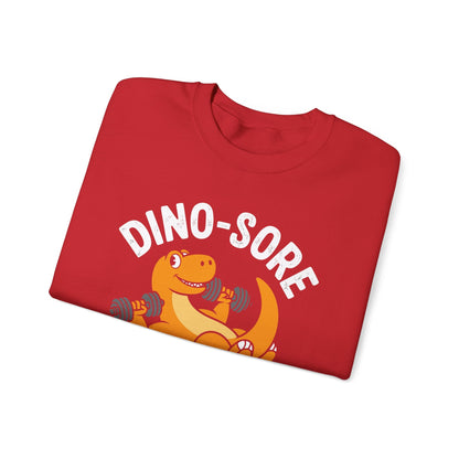 Gym Workout Dino Sore Exercise Fitness Boys Women Men Sweatshirt