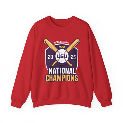 LSU Baseball 2025 National Champions Logo Sweatshirt