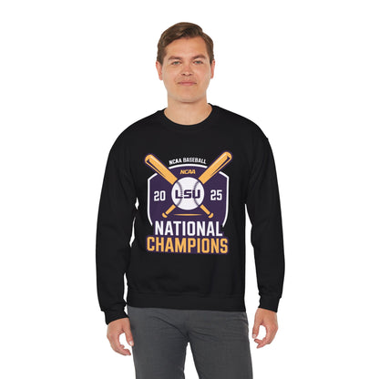 LSU Baseball 2025 National Champions Logo Sweatshirt