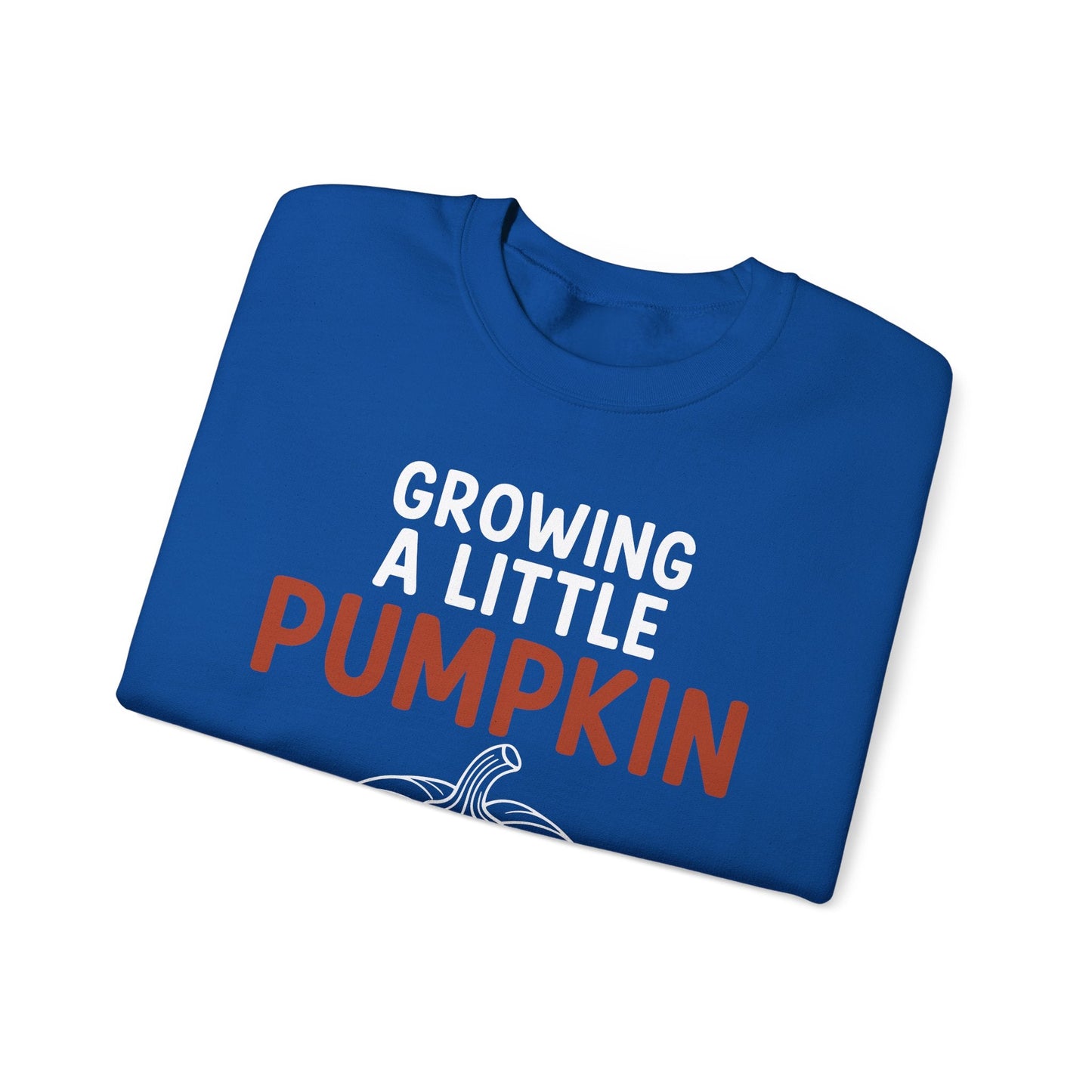 Growing A Little Pumpkin Fall Thanksgiving Baby Bump Wife Sweatshirt