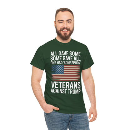 Veterans Against Trump Anti Trump Political Protest T-Shirt