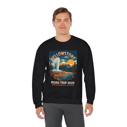 Yellowstone Family Road Trip 2025 National Park Outdoor Sweatshirt