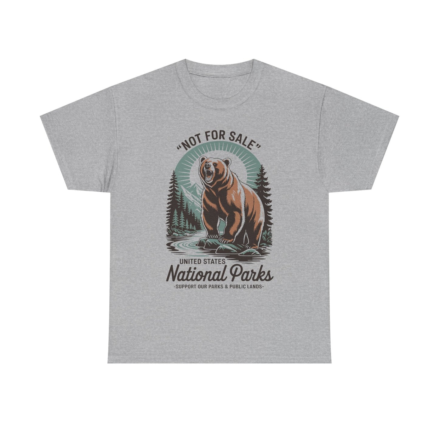 Not For Sale National Parks Support Our Parks & Public Lands T-shirt