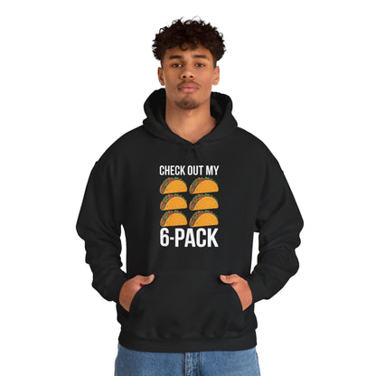 6 Pack Fitness Taco Funny Mexican Gym Top for Taco Lovers Hoodie