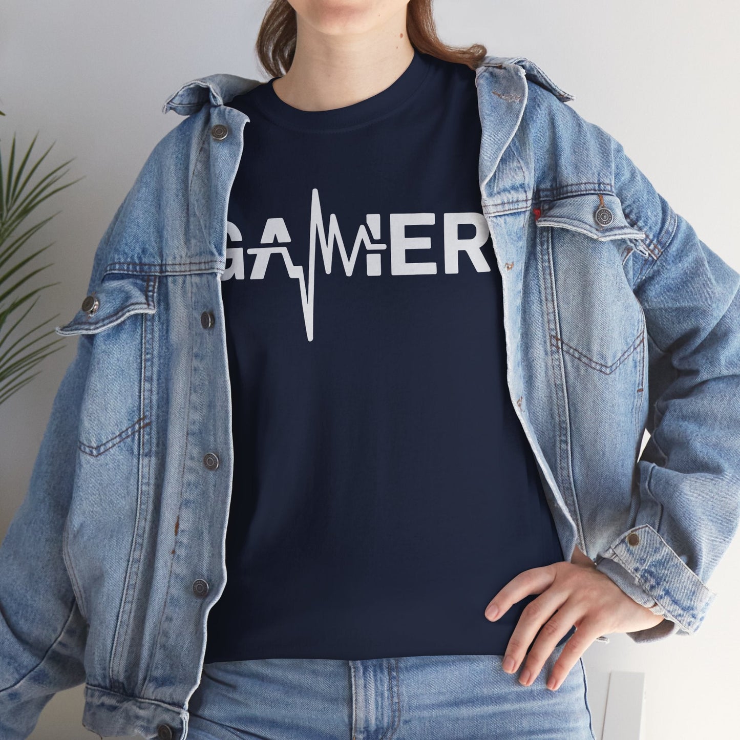 Gamer Heartbeat Video Games Graphic T-Shirt