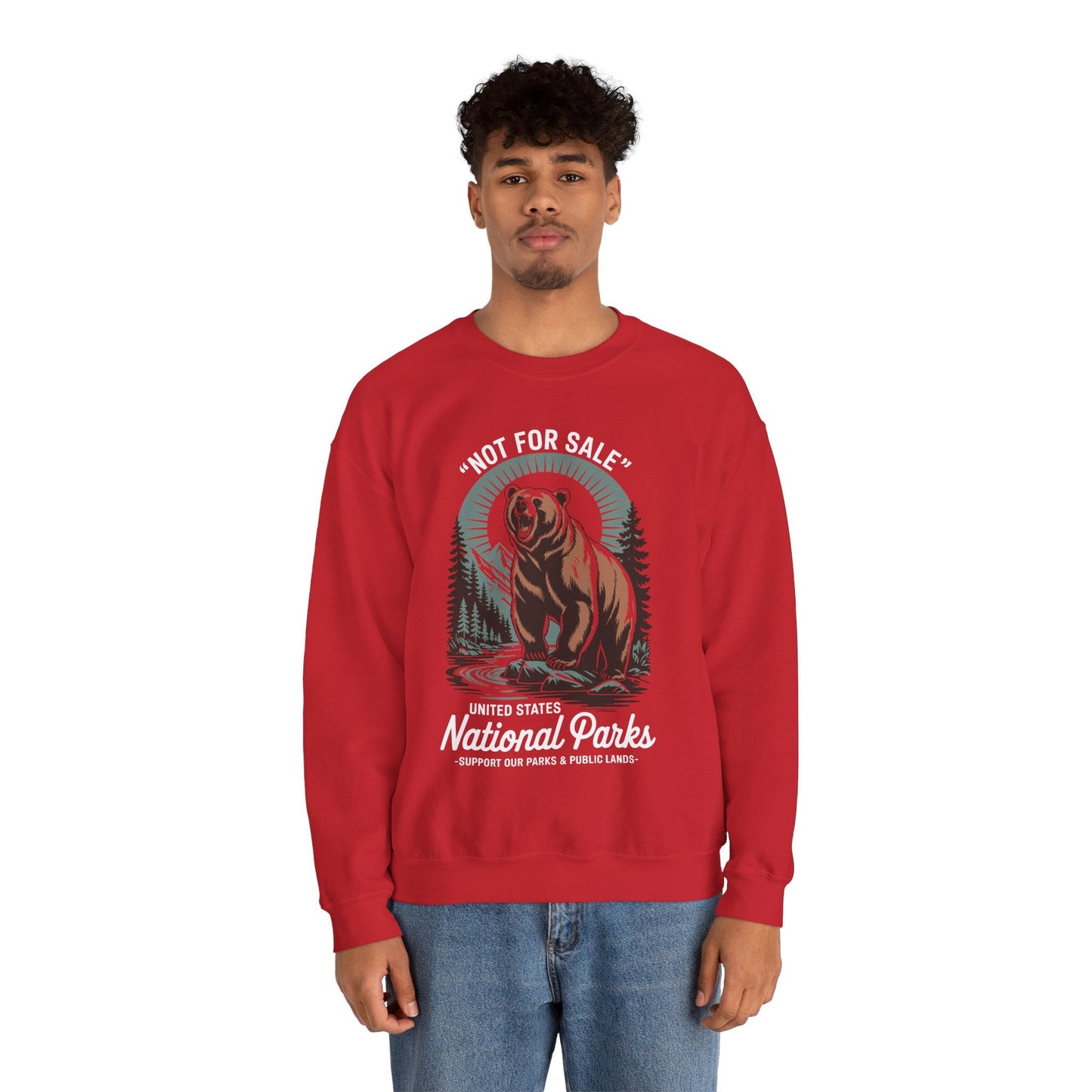Not For Sale National Parks Support Our Parks & Public Lands Sweatshirt