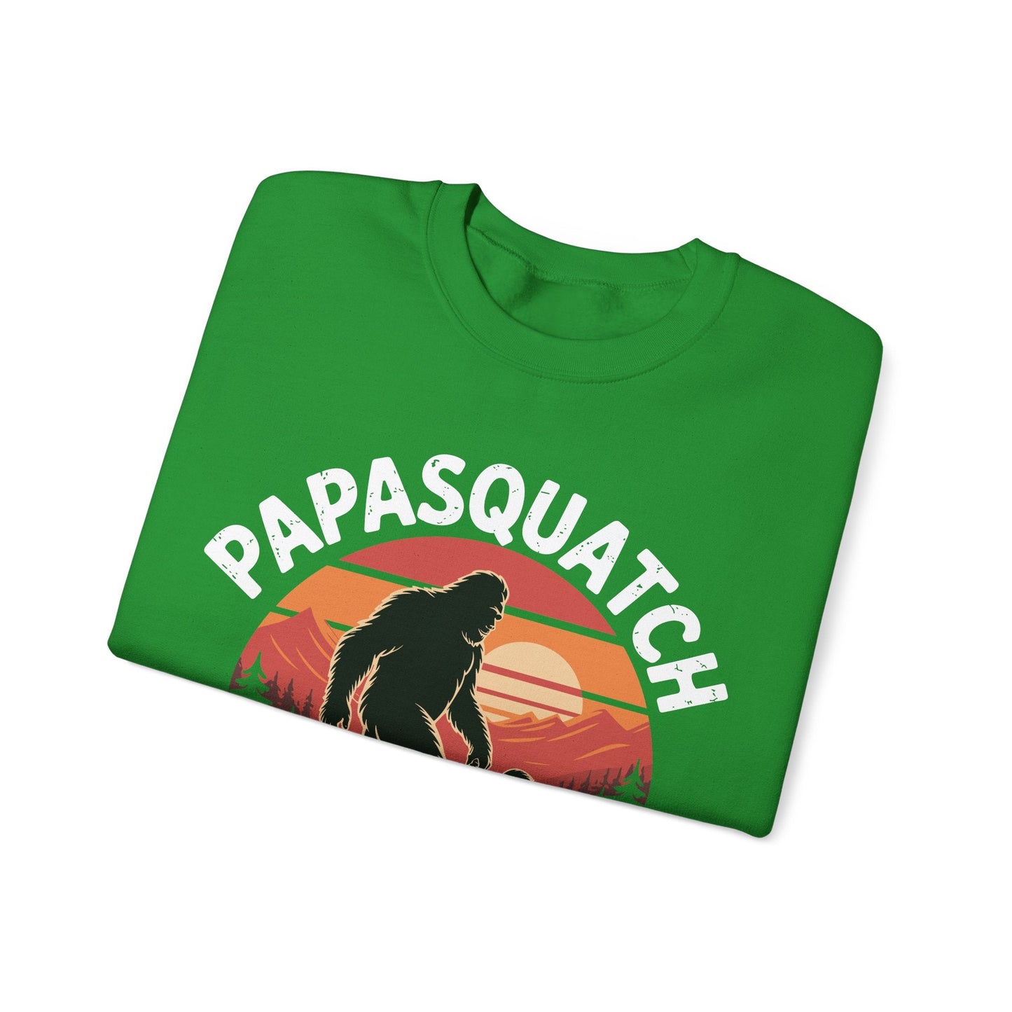 Retro Papa Squatch Like A Grandpa Funny Bigfoot Sasquatchy Sweatshirt