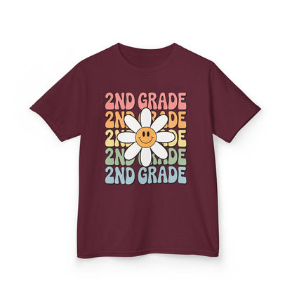 Groovy 2nd Grade Back To School First Day of Second Grade T-Shirt