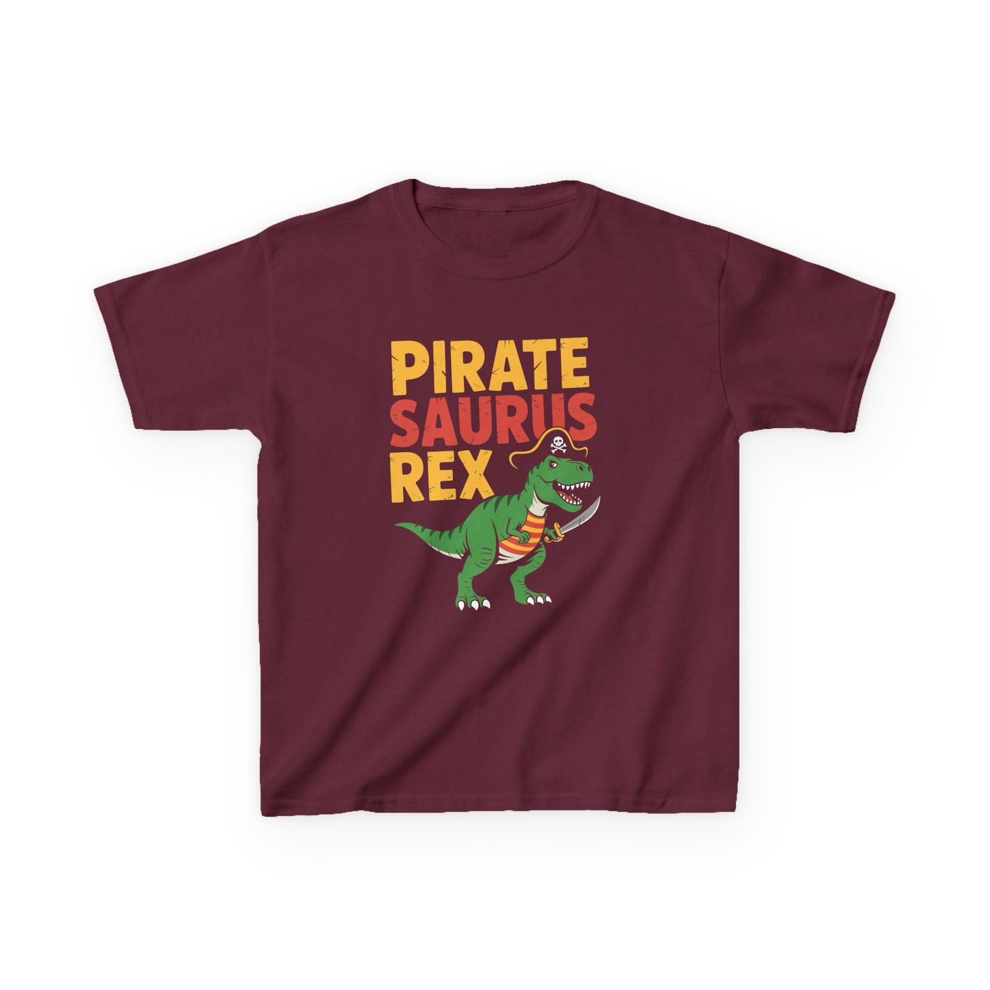 Pirate Saurus T-Rex Dinosaur Funny Halloween Costume Boys T-Shirt