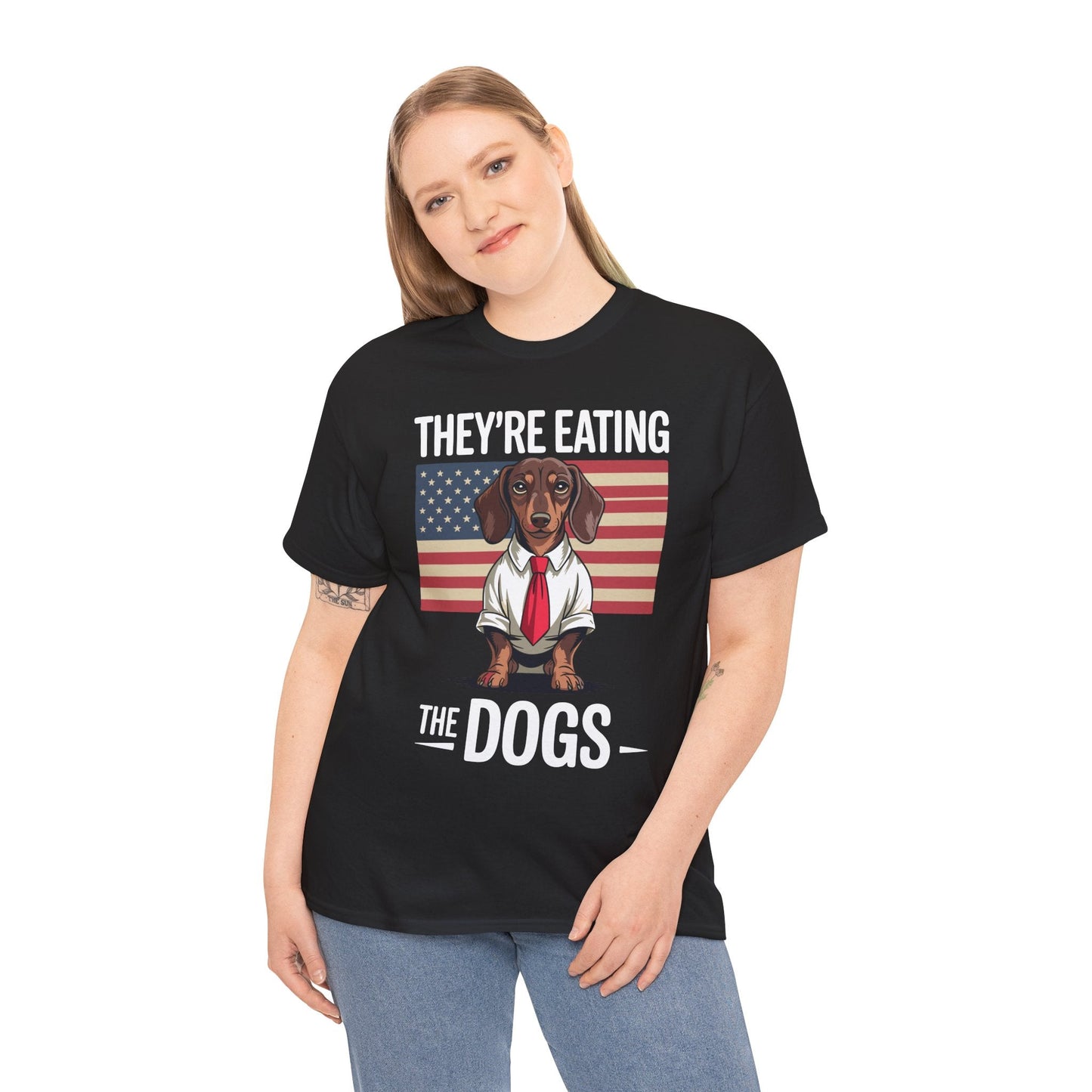 They're Eating the Dogs Trump Hot Dog T-Shirt For Men Women