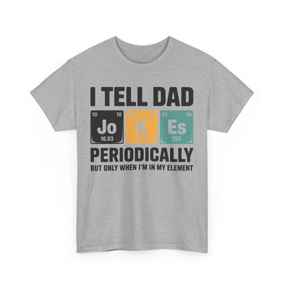 I Tell Dad Jokes Periodically Element Vintage Father's Day T-Shirt