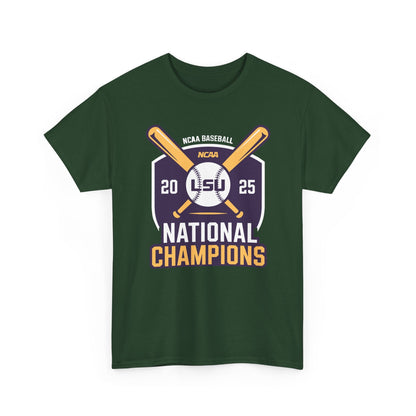 LSU Baseball 2025 National Champions Logo T-Shirt