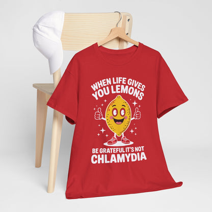Lemons and Chlamydia Absurd Offensive Meme Sarcastic Edgy T-Shirt