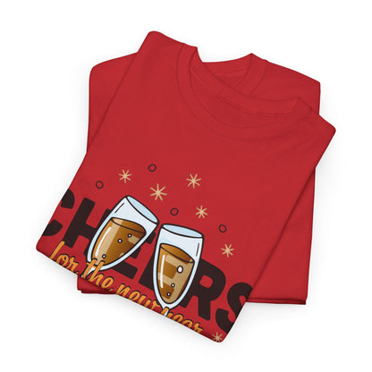 Happy New Year Cheers T-Shirt Festive New Year’s Eve Party Tee for Men and Women