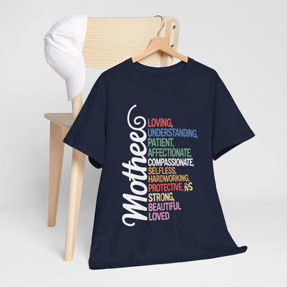 MOTHER Meaning Shirt I Love Mom Mothers Day T-Shirt