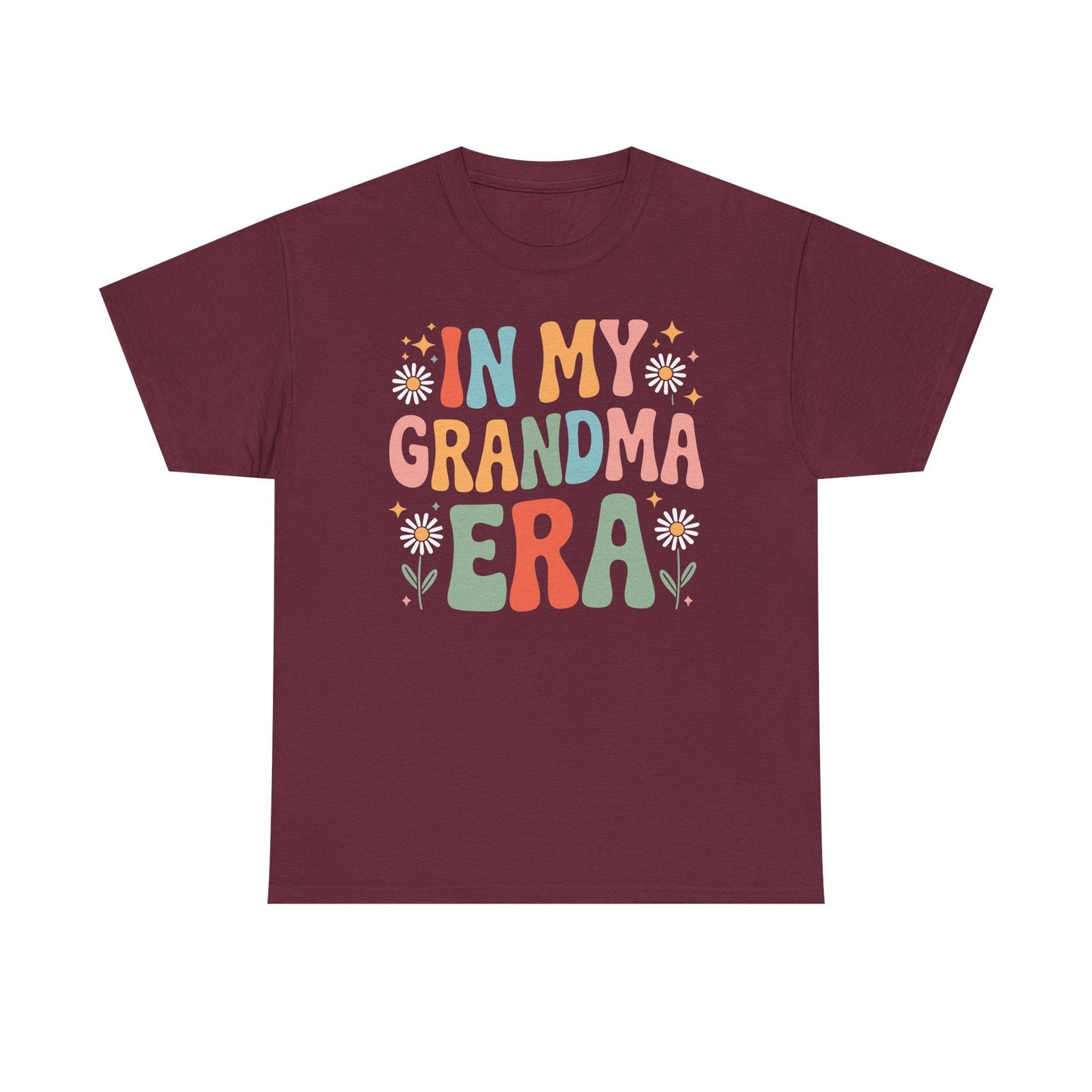 In My Grandma Era Funny Sarcastic Groovy Retro Mothers Day T-Shirt