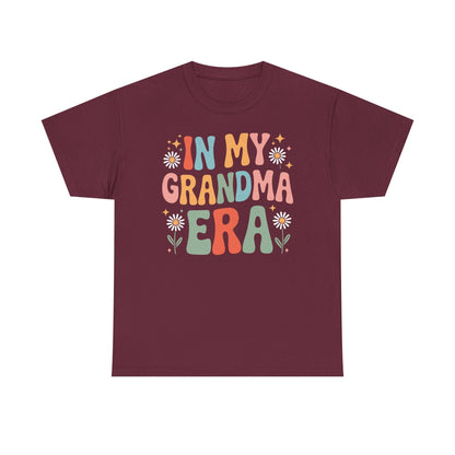 In My Grandma Era Funny Sarcastic Groovy Retro Mothers Day T-Shirt