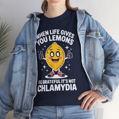 Lemons and Chlamydia Absurd Offensive Meme Sarcastic Edgy T-Shirt
