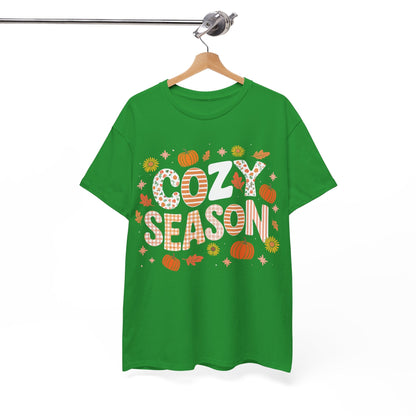 Cozy Season Autumn Fall Vibes Halloween Thanksgiving Pumpkin T-Shirt