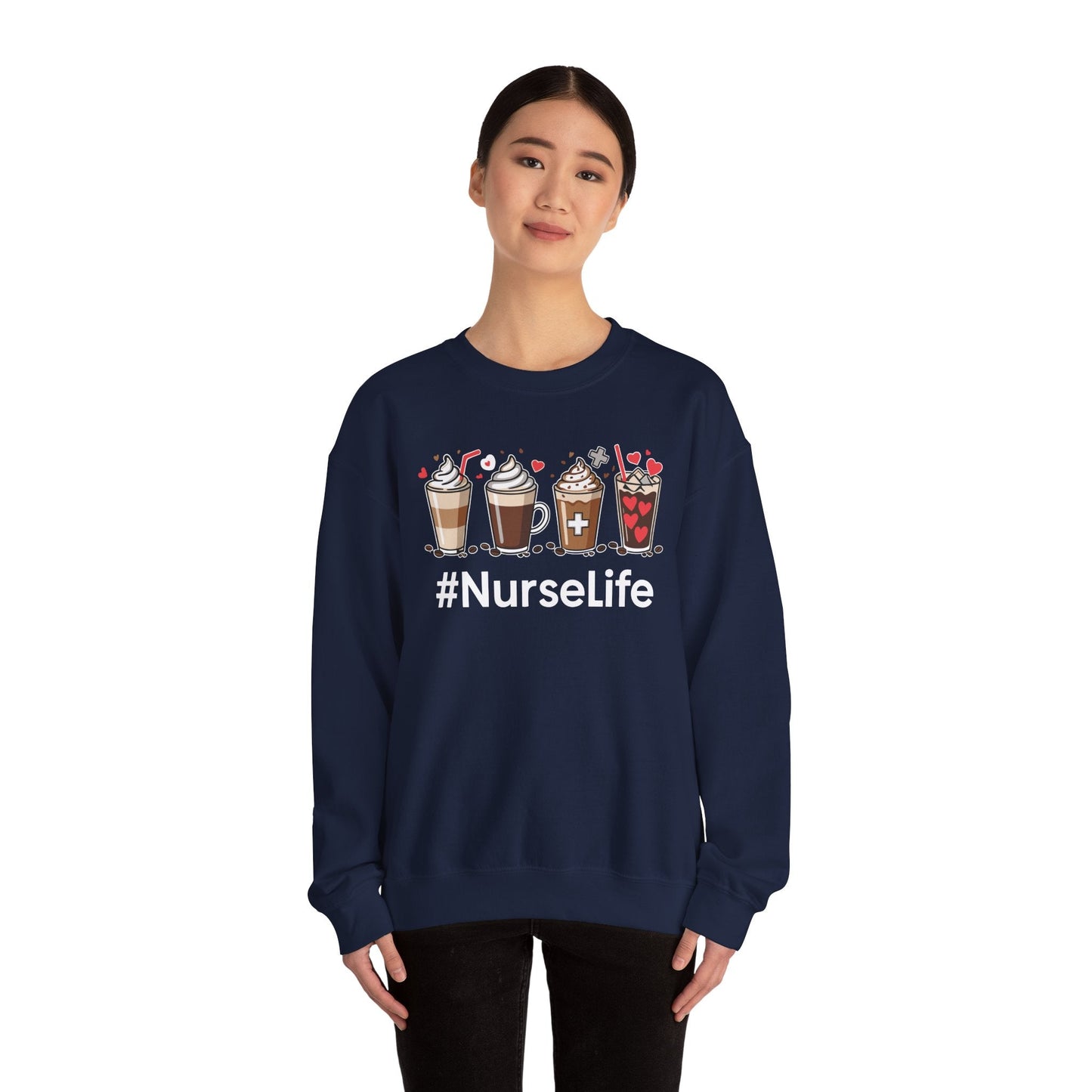 Nurse Life Funny Coffee Nurses Fuel Registered Nurse Medical Sweatshirt