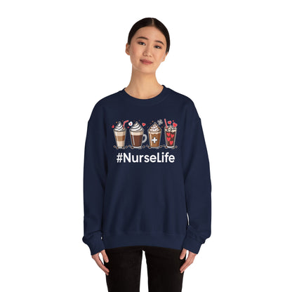 Nurse Life Funny Coffee Nurses Fuel Registered Nurse Medical Sweatshirt