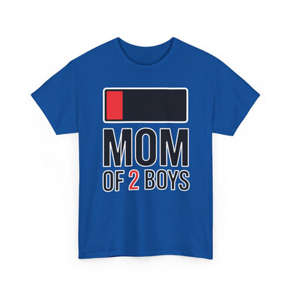 Mom of 2 Boys Gift from Son Mothers Day Birthday Women T-Shirt