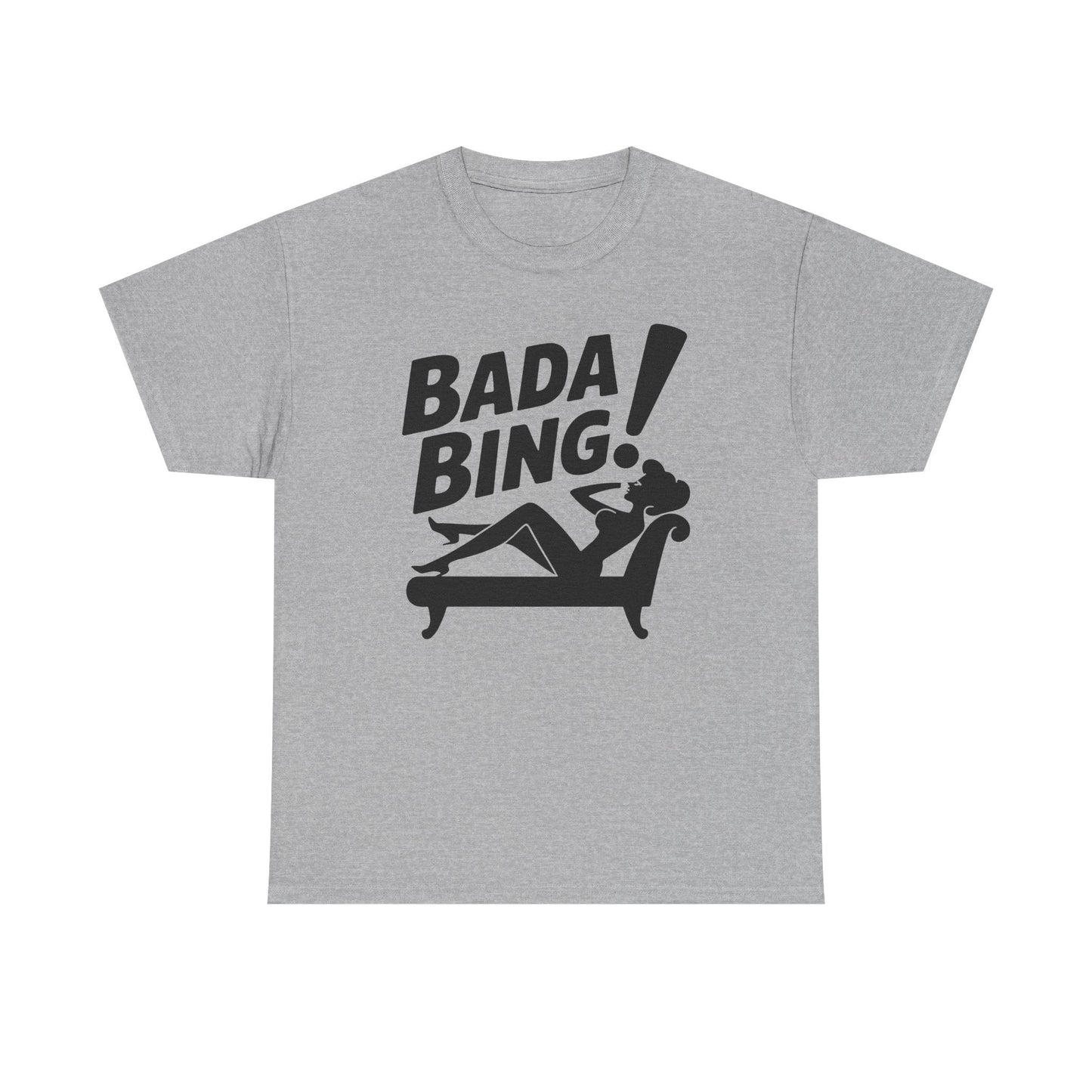 Funny Vintage Bada Sarcastic Bing Retro Sexy Girl Bada Bam T-Shirt