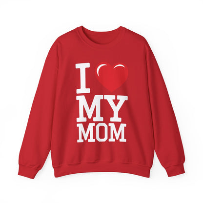 I Love My Mom Mothers Day from Daughter or Son Sweatshirt