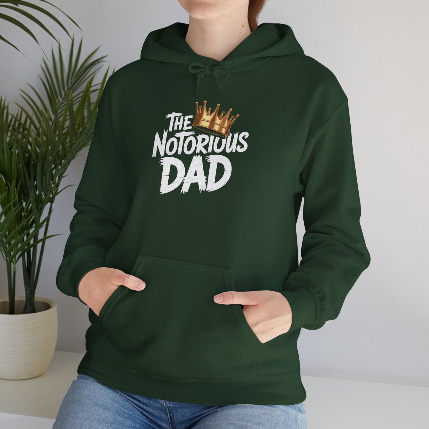 Old School Funny Hip Hop Fathers Day Notorious Dad Hoodie