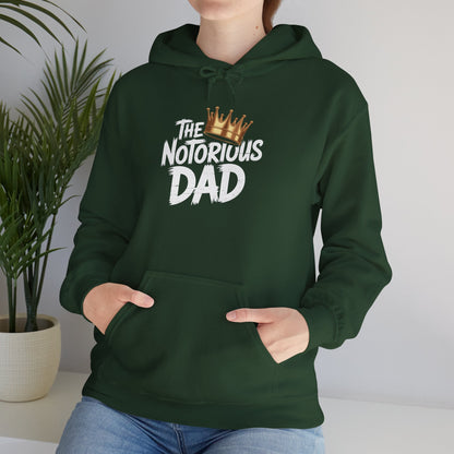 Old School Funny Hip Hop Fathers Day Notorious Dad Hoodie