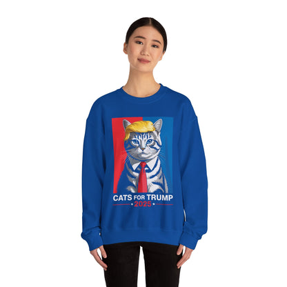 Cats For Trump 2025 Funny Tee For Vance Trump Sweatshirt