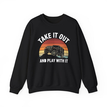 Catch Some Rays Vintage Retro Take It Out And Play Sweatshirt