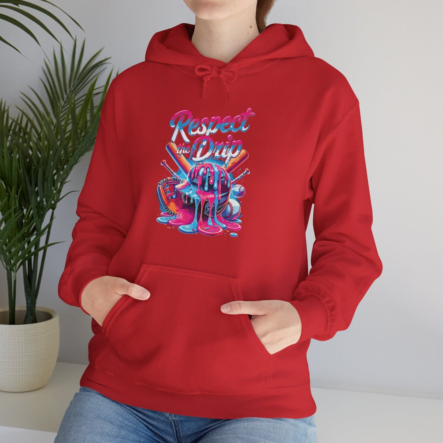 Baseball Drip For Boys Ice Cream Respect The Drip Baseball Hoodie