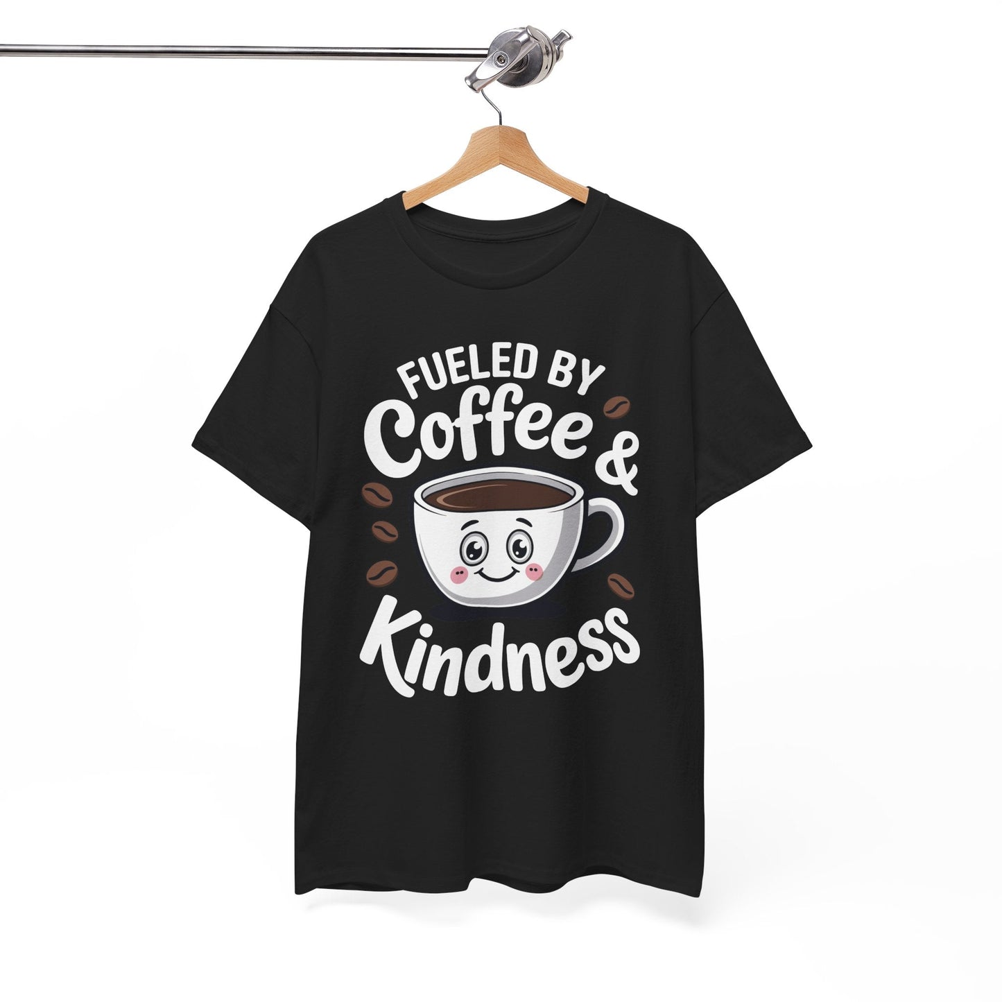 Funny Coffee Lover Fueled by Coffee And Kindness T-Shirt