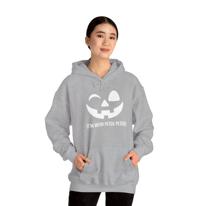 Im With Peter Couple Halloween Adult Eater Pumpkin Hoodie