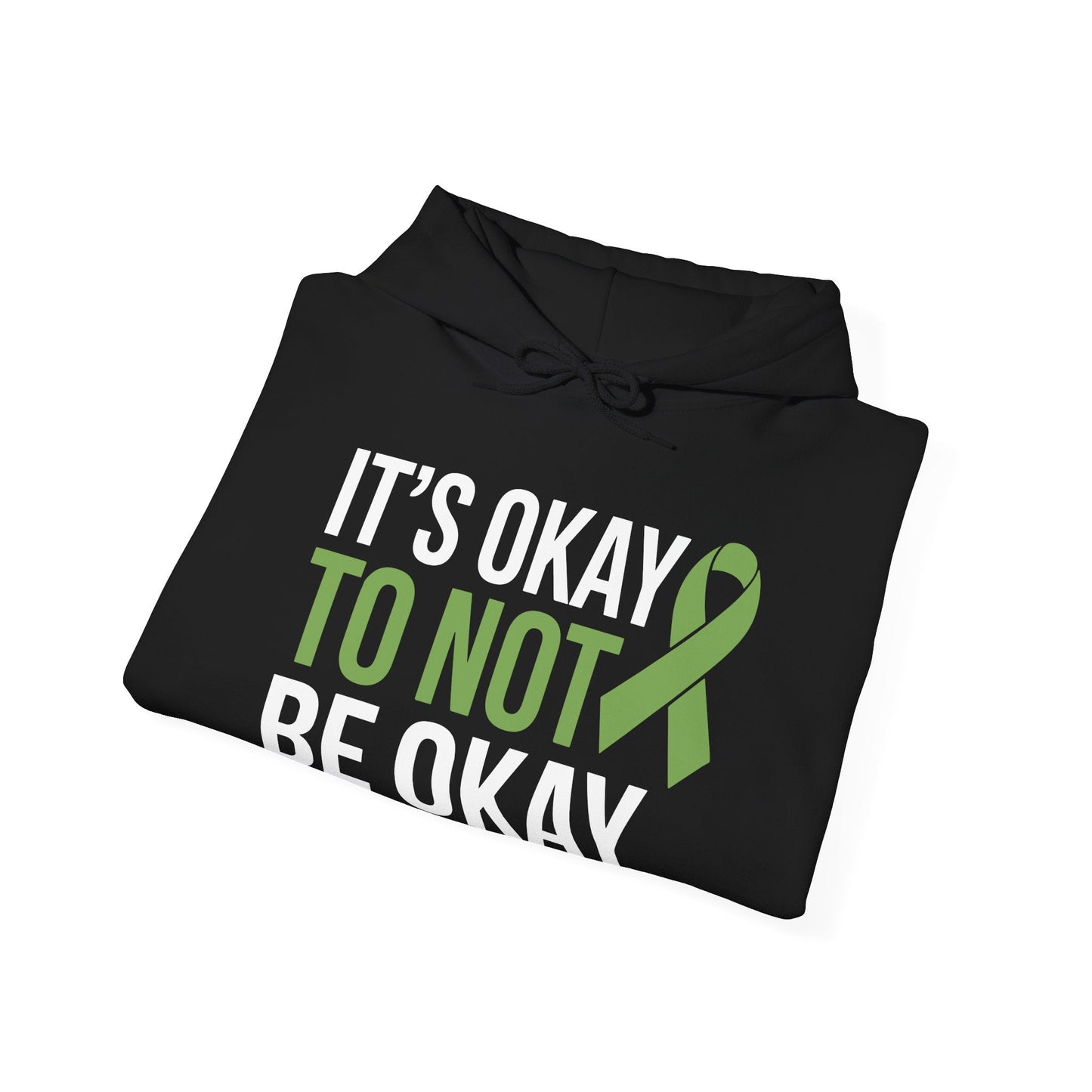 Its Okay To Not Be Okay Mental Health Awareness Ribbon Hoodie