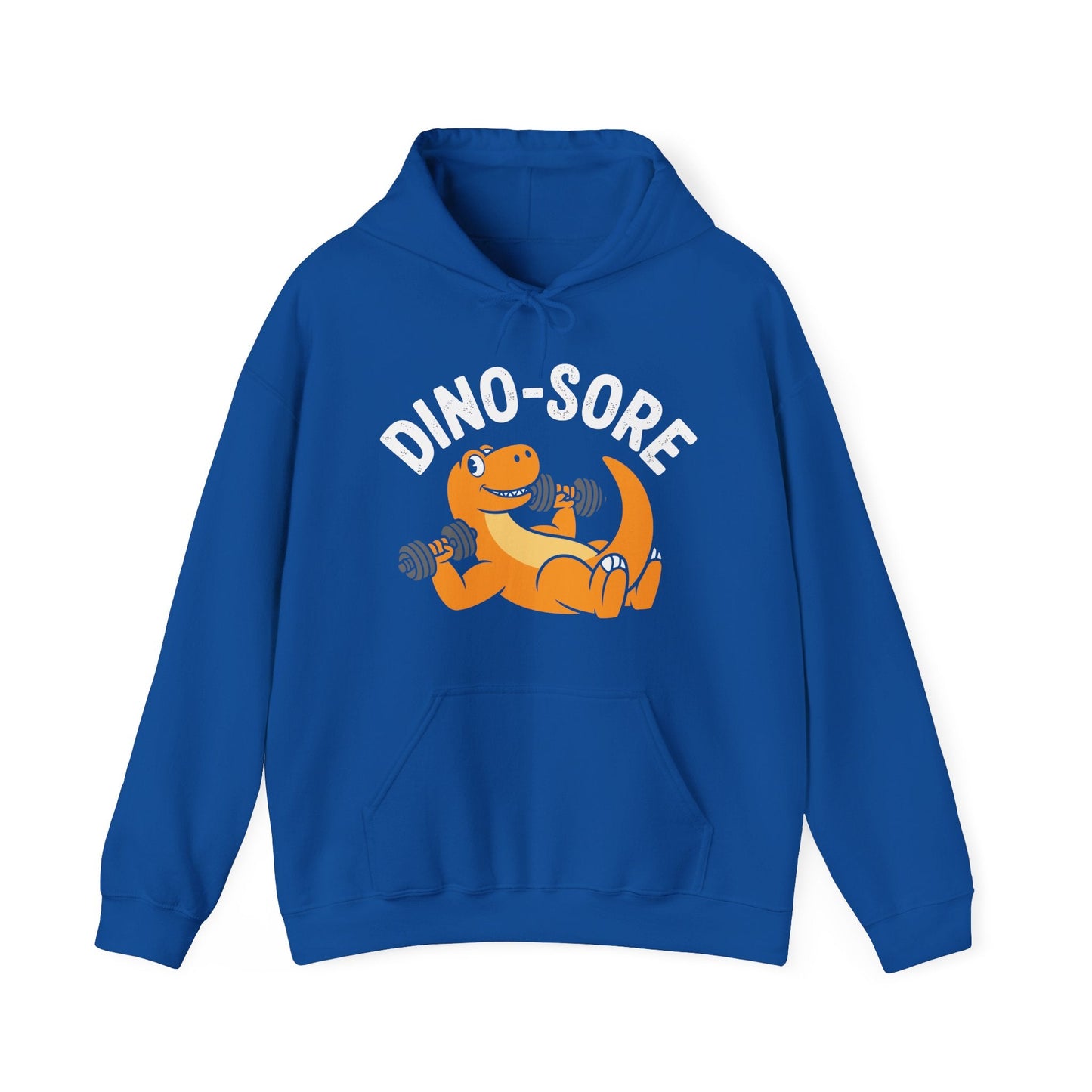 Gym Workout Dino Sore Exercise Fitness Boys Women Men Hoodie