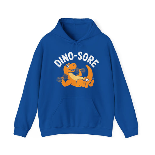 Gym Workout Dino Sore Exercise Fitness Boys Women Men Hoodie