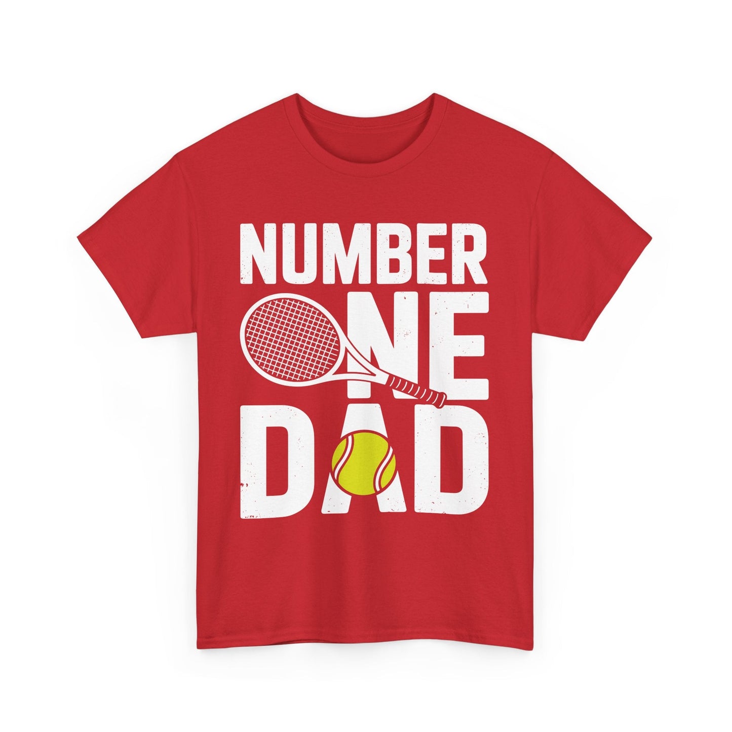 Tennis Dad Number One Daddy with Tennis Sayings Fathers Day T-Shirt