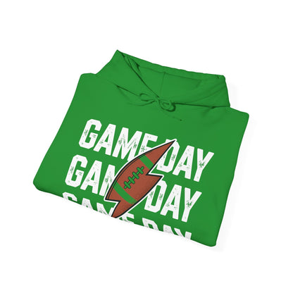 Vintage Game Day Football Lightning Bolt Funny Team Sport Hoodie