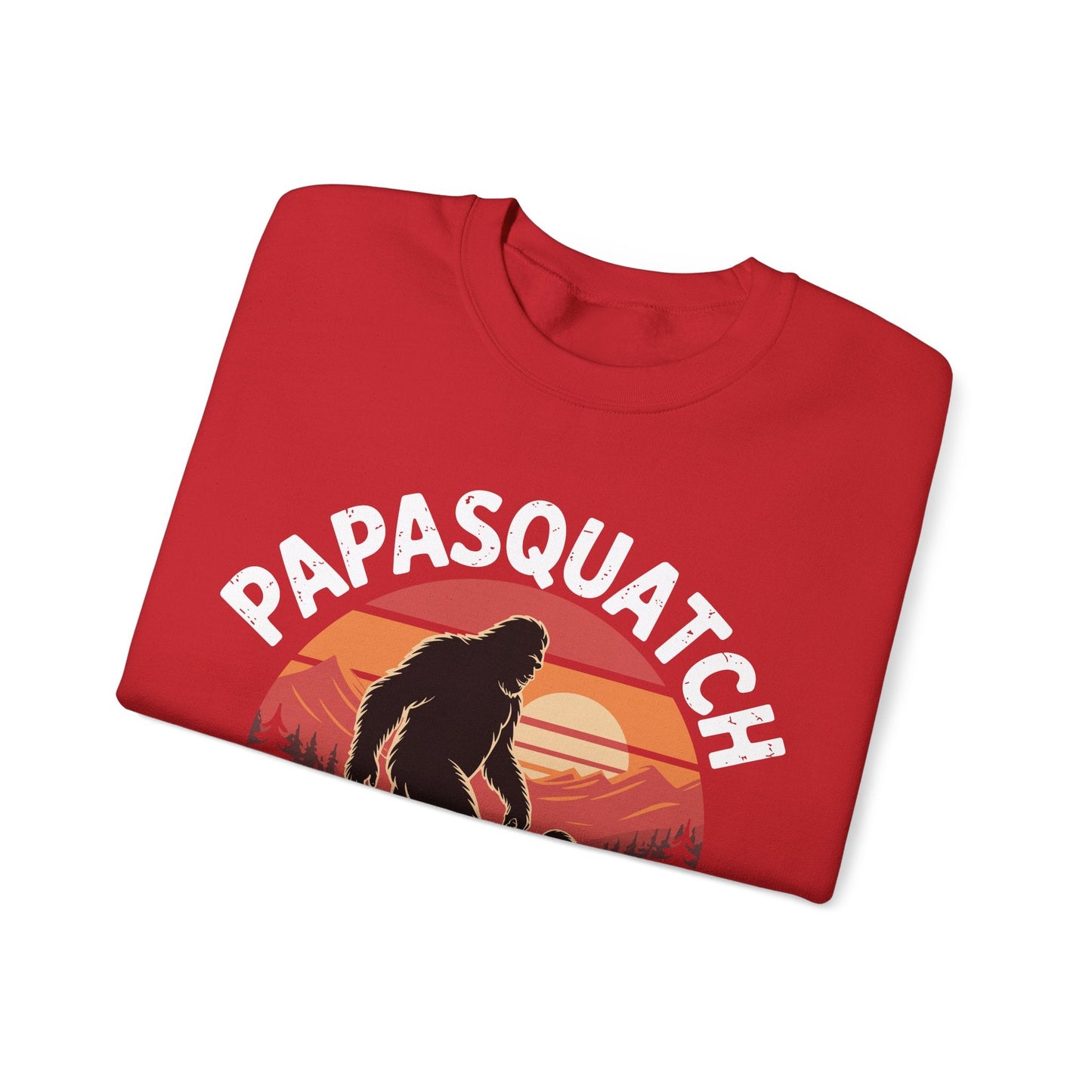 Retro Papa Squatch Like A Grandpa Funny Bigfoot Sasquatchy Sweatshirt